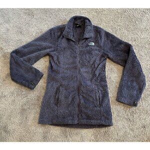 The North Face Sherpa Lined Full Zip Up Dark Purple/Blue Jacket Women Size Small